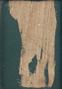 Two Egyptian Papyrus and Textile Fragments