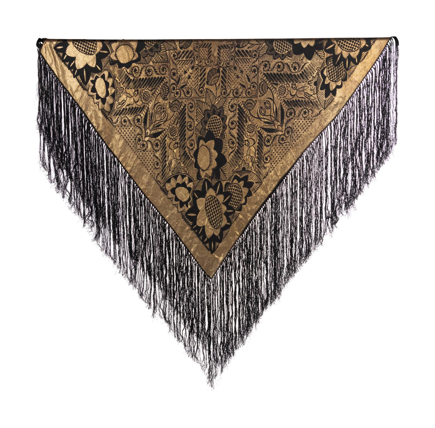 Silk Lamé Shawl, 1920s