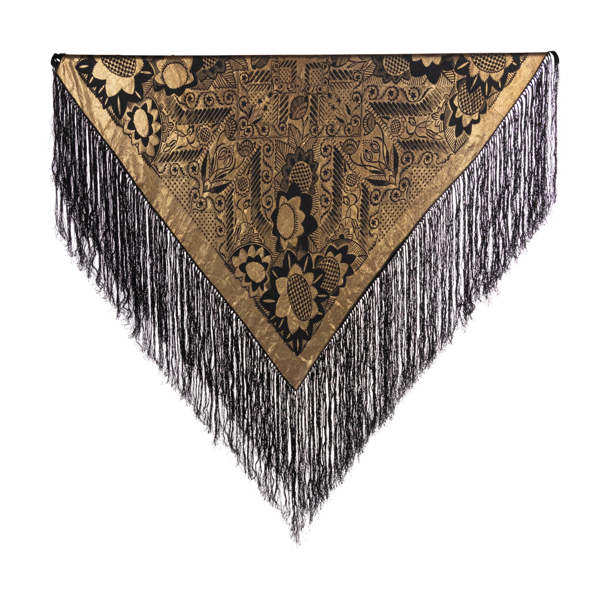 Silk Lamé Shawl, 1920s