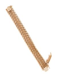 YELLOW GOLD BRACELET