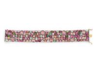 TOURMALINE AND DIAMOND BRACELET