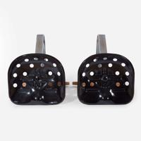 Achille and Pier Giacomo Castiglioni A Pair of "Mezzadro" stools, Zanotta, Italy, designed 1957, the present lot circa 1970s