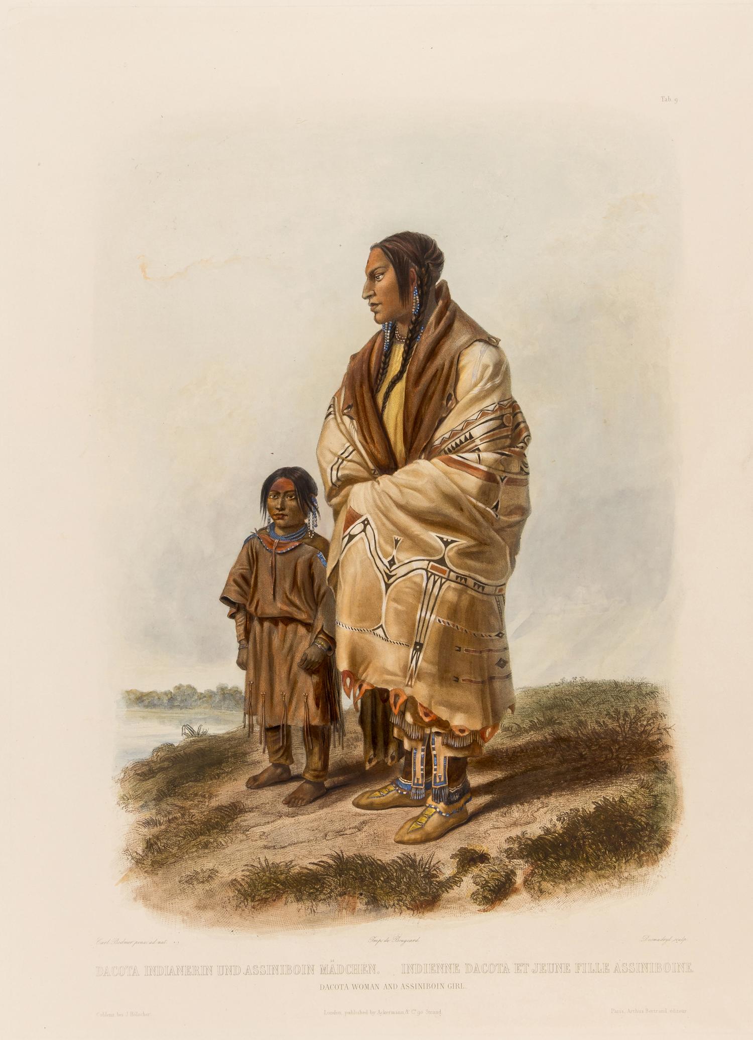 Karl Bodmer (Swiss/French 1809-1893), Set of Four Prints