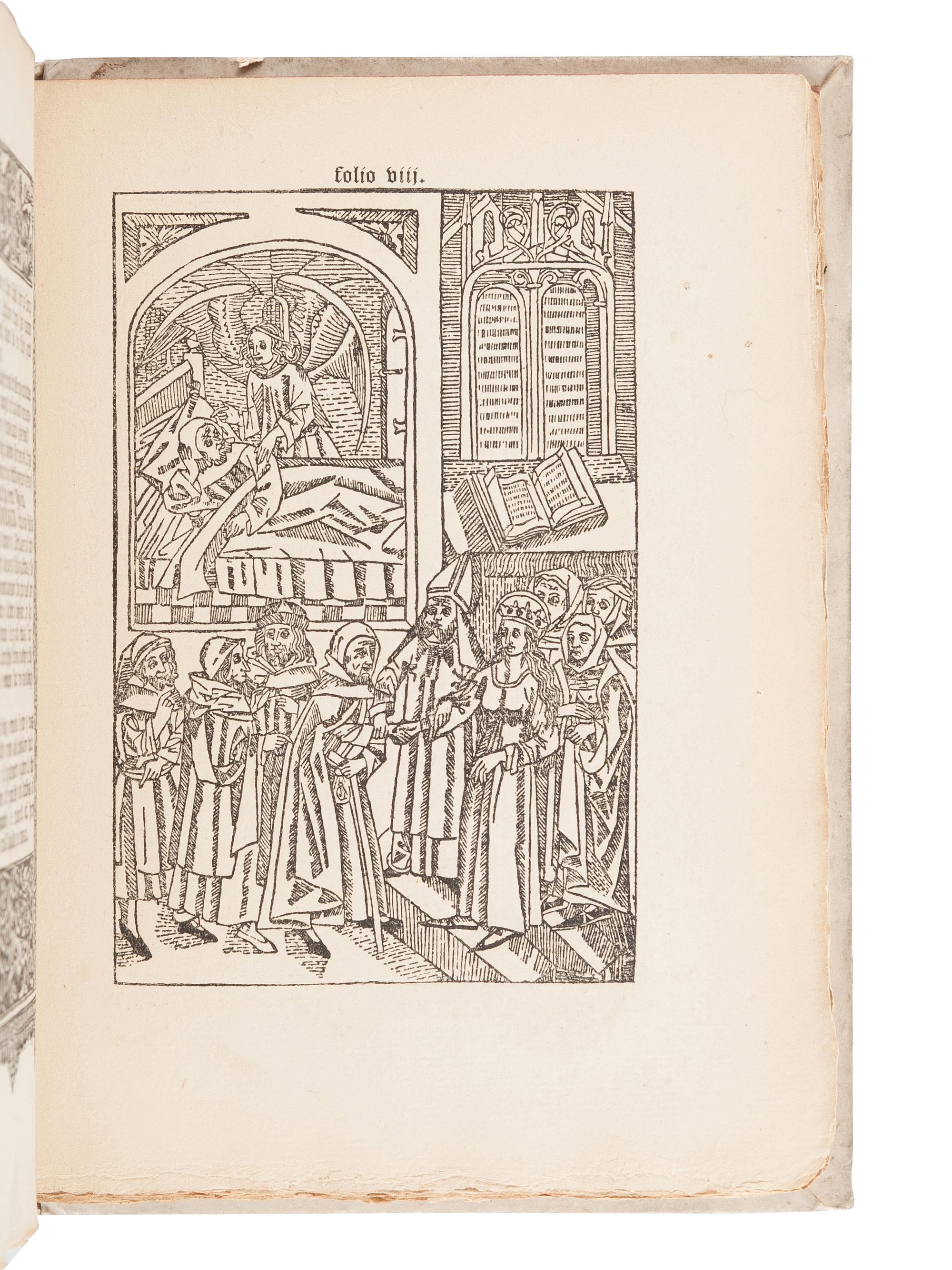[BIBLES - FACSIMILES]. A group of 5 Bibles in facsimile, comprising:
