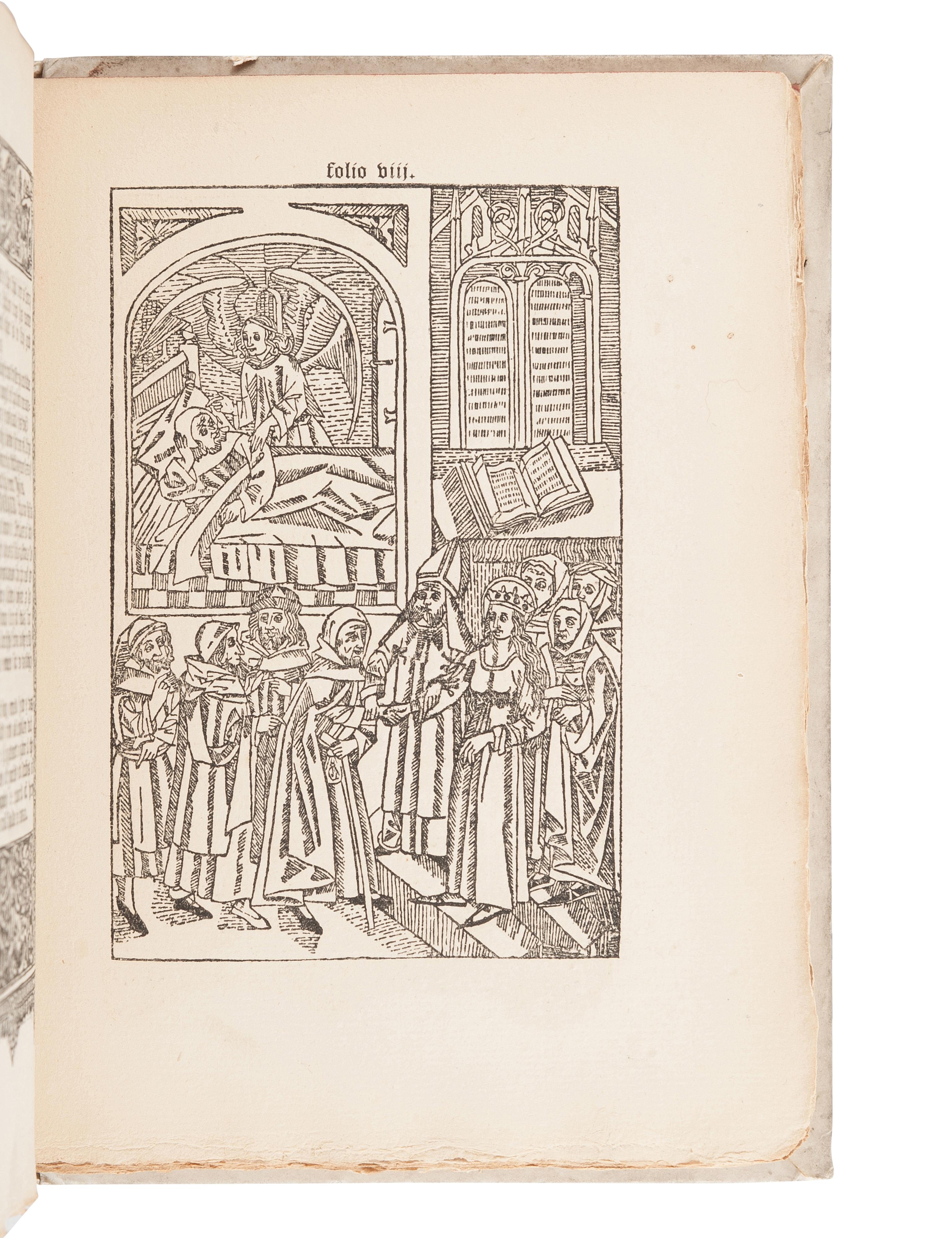 [BIBLES - FACSIMILES]. A group of 5 Bibles in facsimile, comprising: