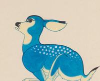 untitled, Blue Deer