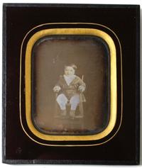 [Daguerreotype] A Young Lad in a Highchair