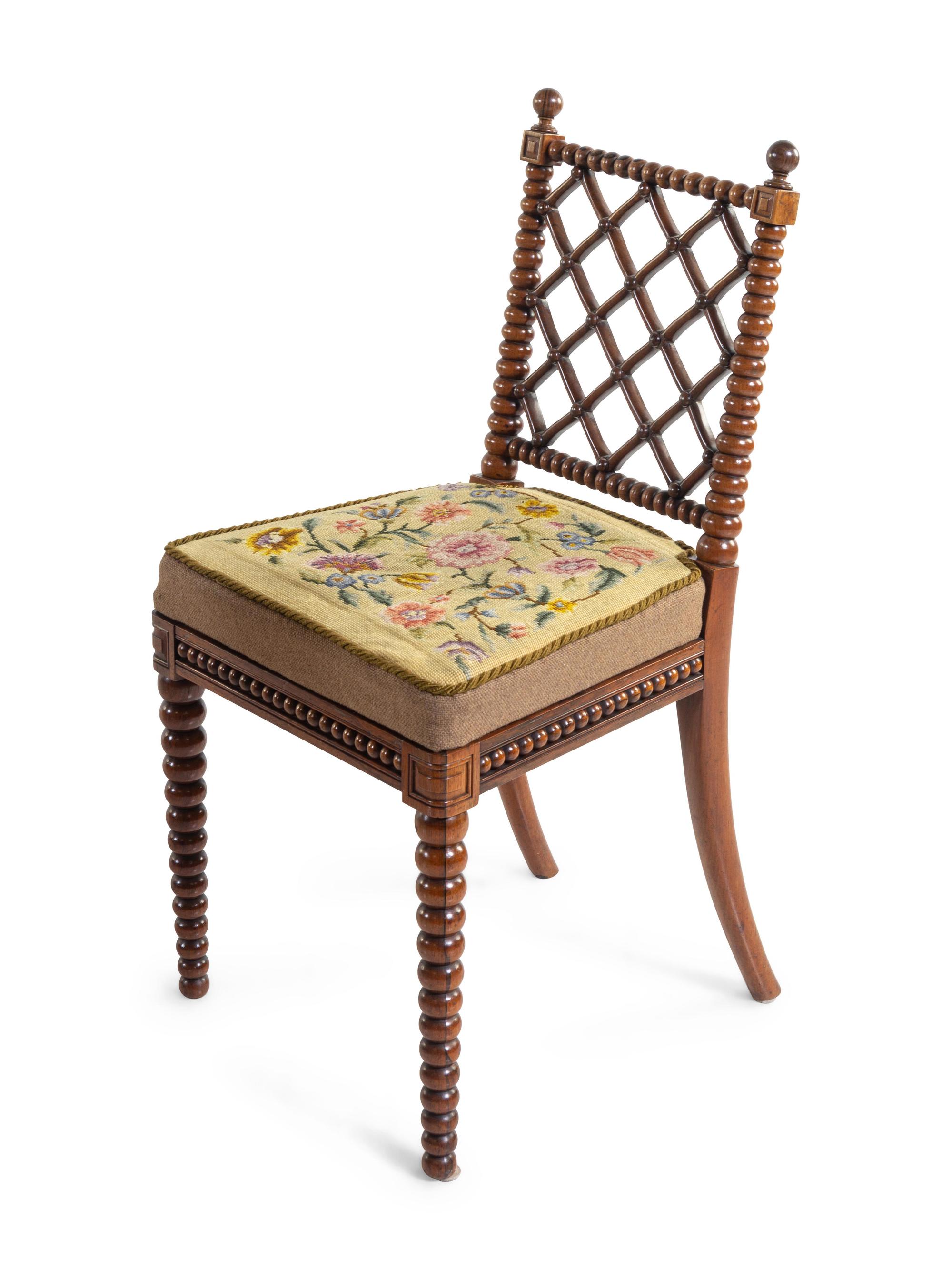 A Set of Victorian Oak Side Chairs