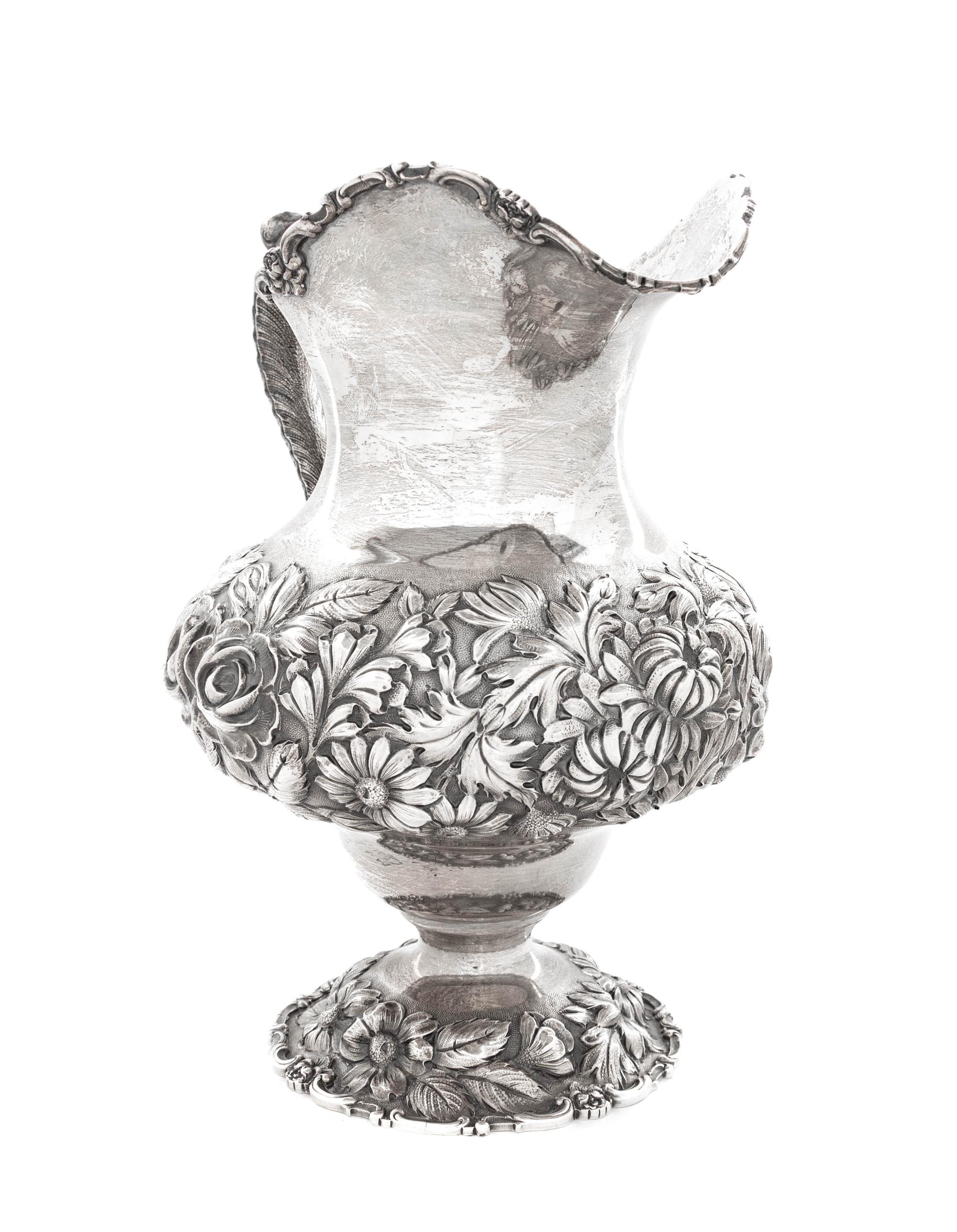 An American Silver Water Pitcher