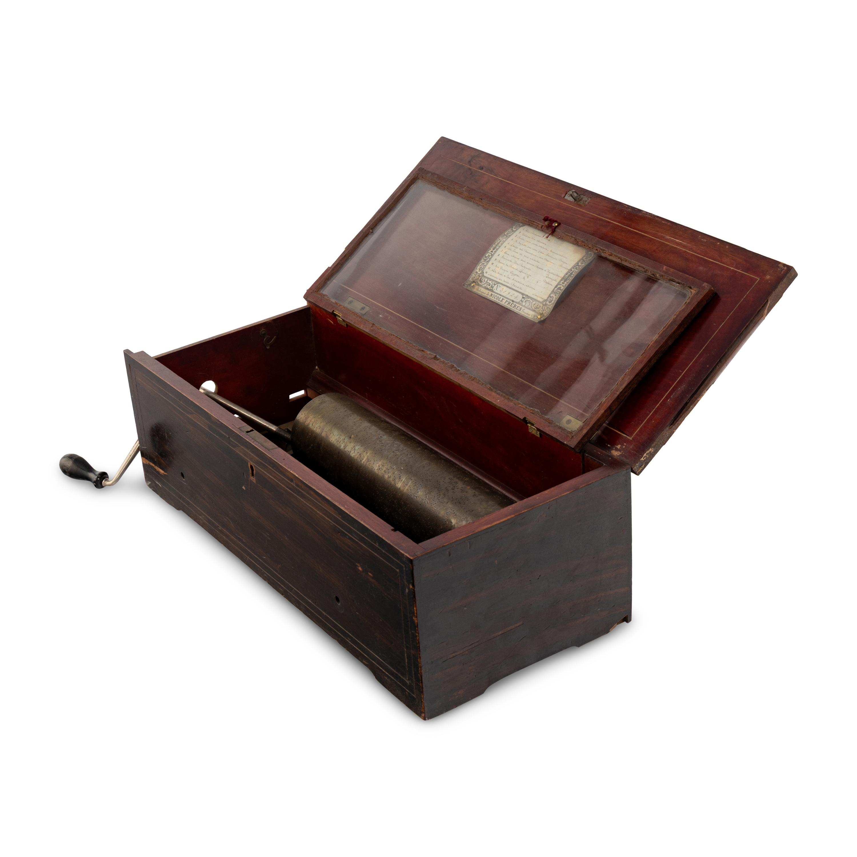 A Swiss Cylinder Music Box