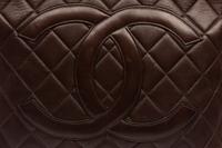 Chanel Medallion Tote in Brown Lambskin