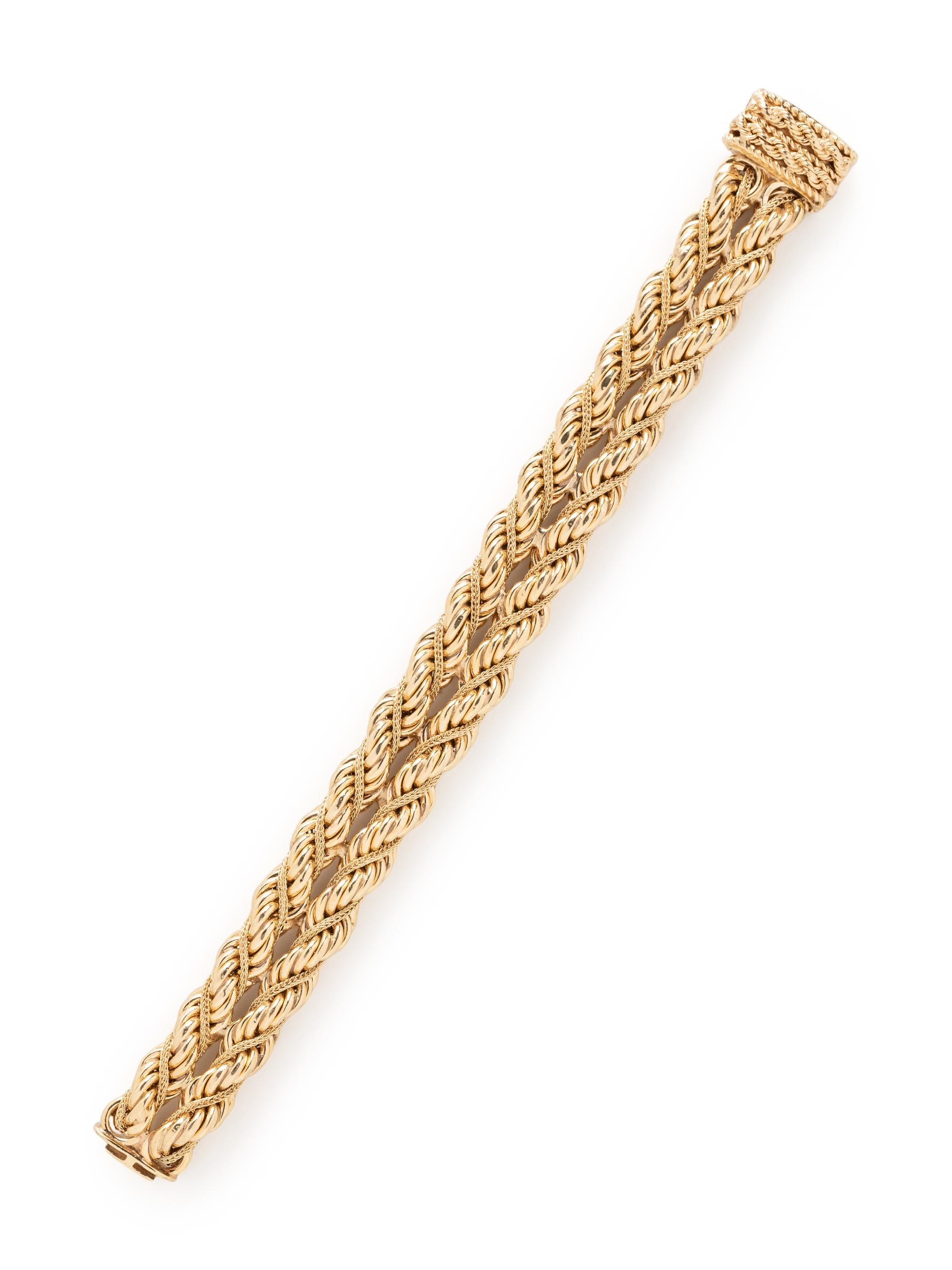 YELLOW GOLD BRACELET