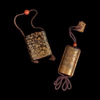 Two Signed Japanese Lacquer Inro, 19th Century