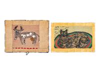 Four Contemporary Animal Hooked Rugs