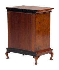 A Diminutive Queen Anne Style Walnut Chest on Stand