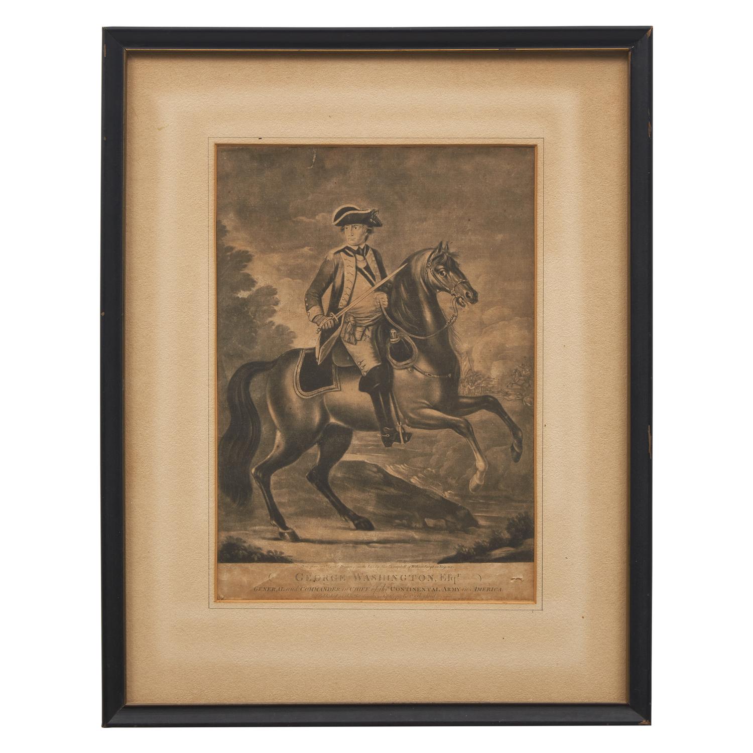 [Presidential] George Washington Esq. General and Commander in Chief of the Continental Army in America