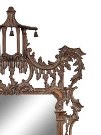 A 'Chinese Chippendale' Style Carved Mirror