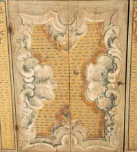 A Pair of Venetian Style Painted Corner Cabinets — 19th Century