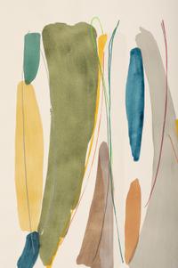 Prussian Blue and Untitled (Pink Abstract) (two works), 1978