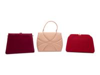 Three Judith Leiber Satin Hand Bags