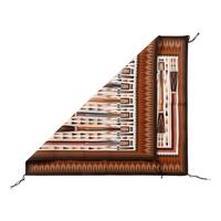 Etta Peacock, Master Weaver (Diné, 20th century) — Navajo Yei Weaving [Rug]