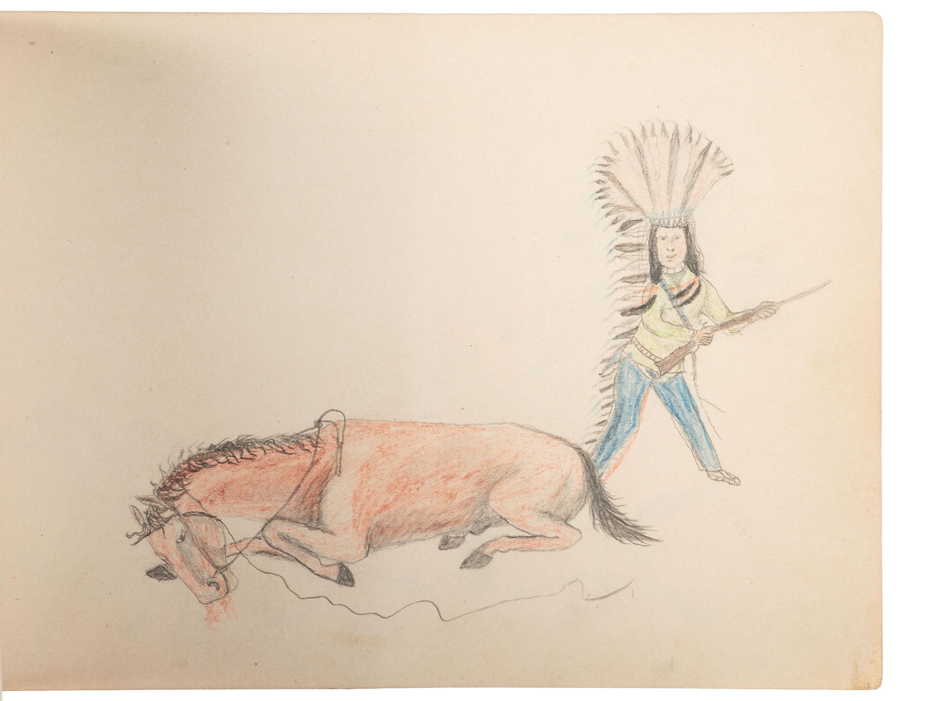 Rosebud Agency Sketchbook, by "Jack"