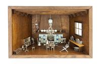 A Collection of Three American Dioramas Height overall 24 3/4 inches. — 20TH CENTURY
