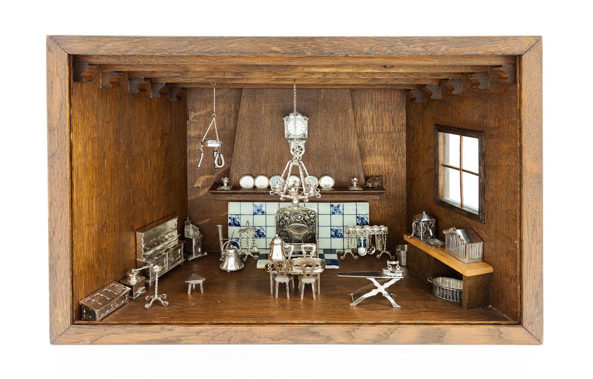 A Collection of Three American Dioramas Height overall 24 3/4 inches. — 20TH CENTURY
