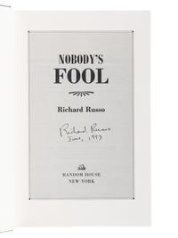 RUSSO, Richard (b. 1949). Nobody’s Fool . New York: Random House, [1993].
