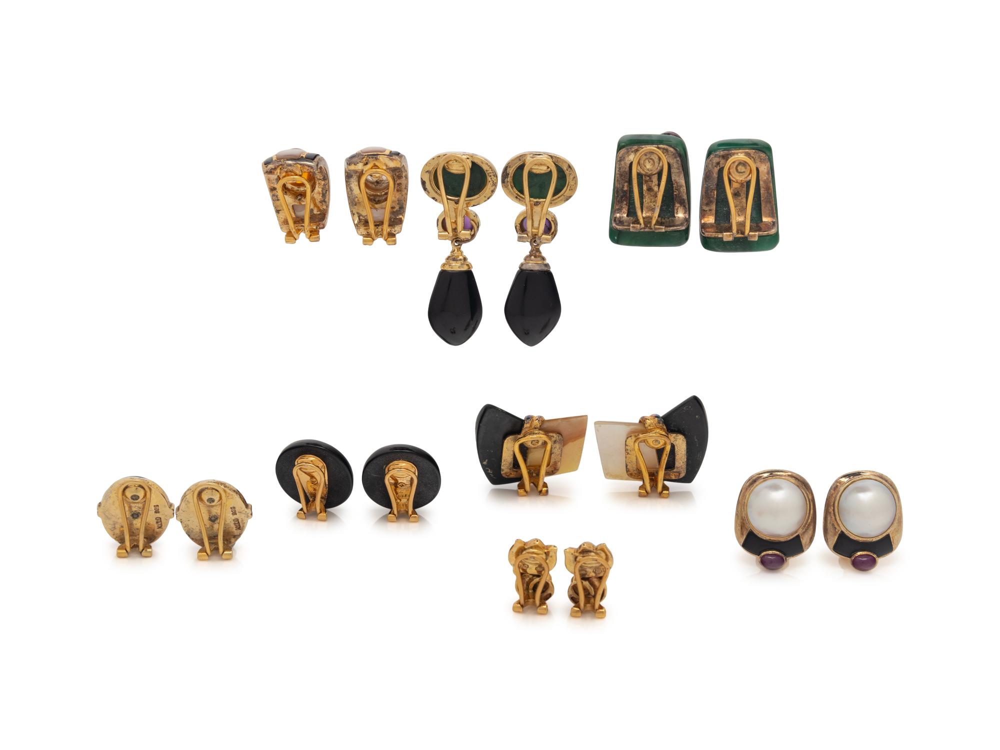 Collection of KYLO Sterling Ear Clips