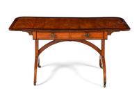 A George III Satinwood Sofa Table
