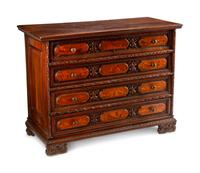 An Italian Baroque Marquetry Chest of Drawers — EARLY 18TH CENTURY