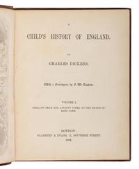 DICKENS, Charles (1812-1870). A Child's History of England . London: Bradbury and Evans, 1852-1854.