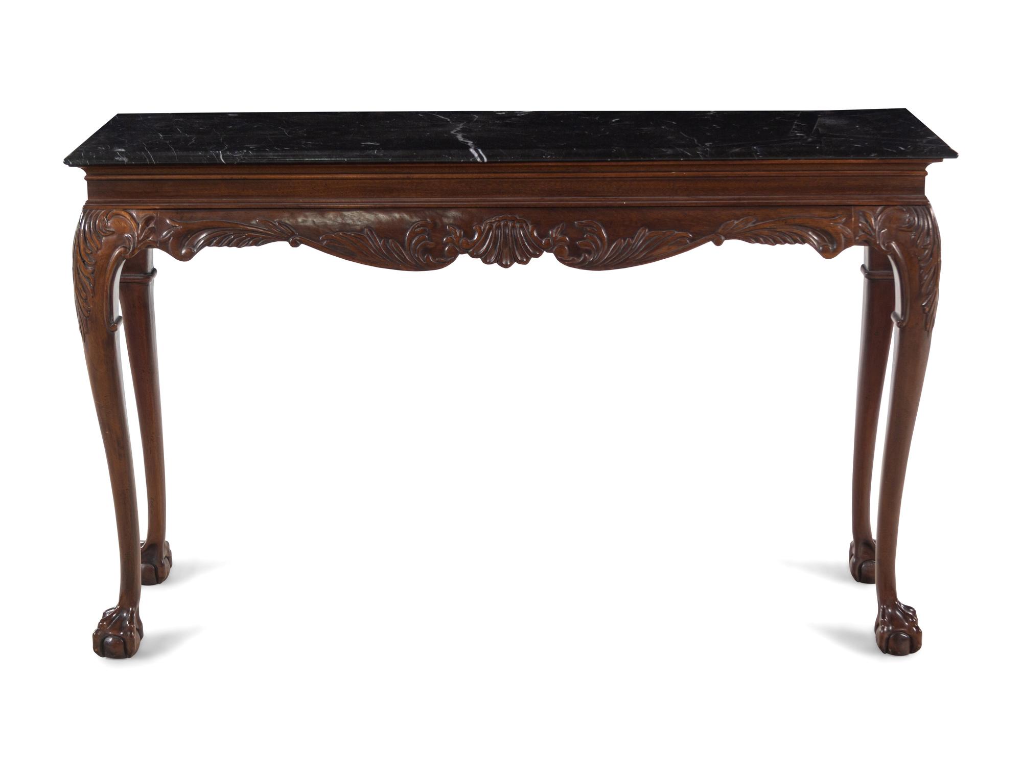 A George II Style Mahogany Console Table
