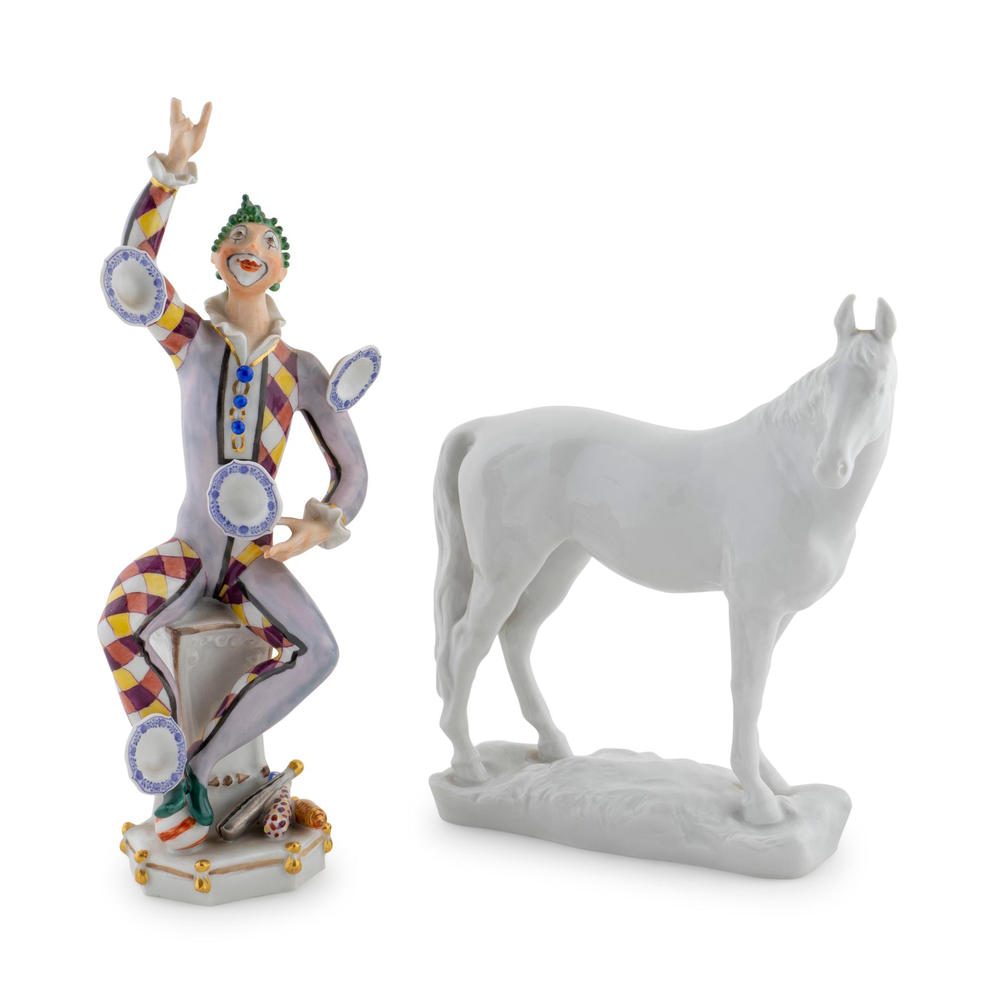 Two Meissen Porcelain Figures — 20TH CENTURY
