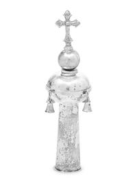 A Spanish Colonial Silver Processional Finial