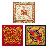 Three Hermès Scarves