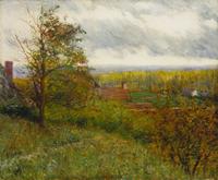 John Leslie Breck, (American, 1860 - 1899), Giverny Hillside