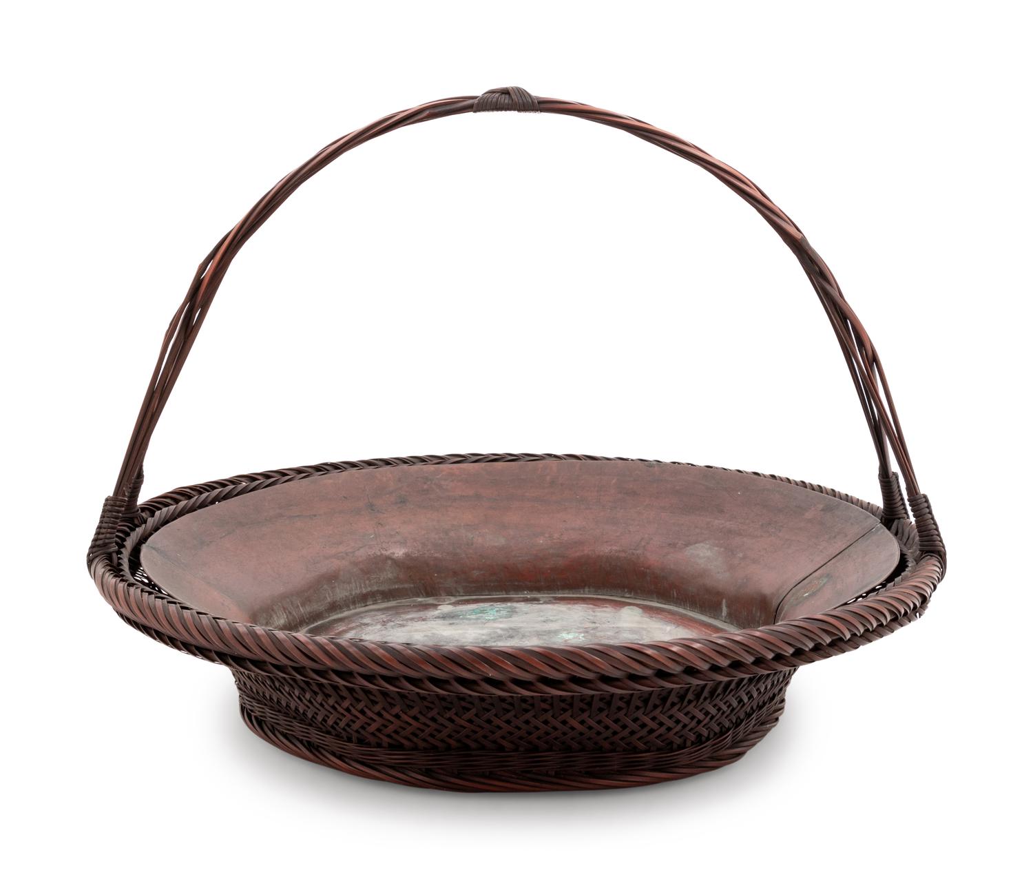 A Bamboo Flower Arranging Basket