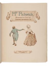 [ILLUSTRATED BOOKS]. REYNOLDS, Frank (1876-1953), illustrator. -- DICKENS, Charles, (1812-1870). Mr. Pickwick. Pages from the Pickwick Papers. London: Hodder and Stoughton, [ca 1910].