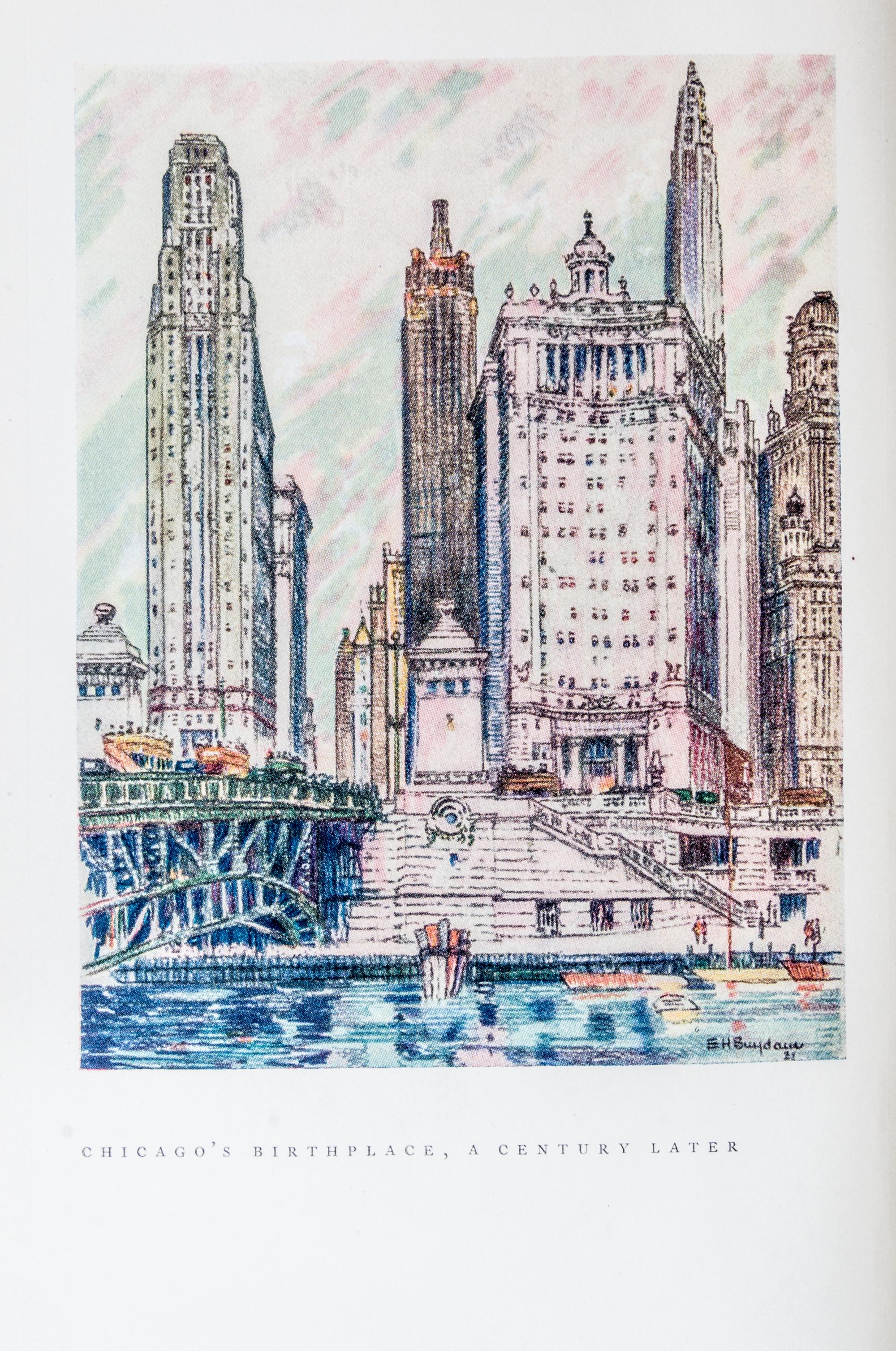 (CHICAGO, HISTORY) A group of 4 limited edition historical works on Chicago