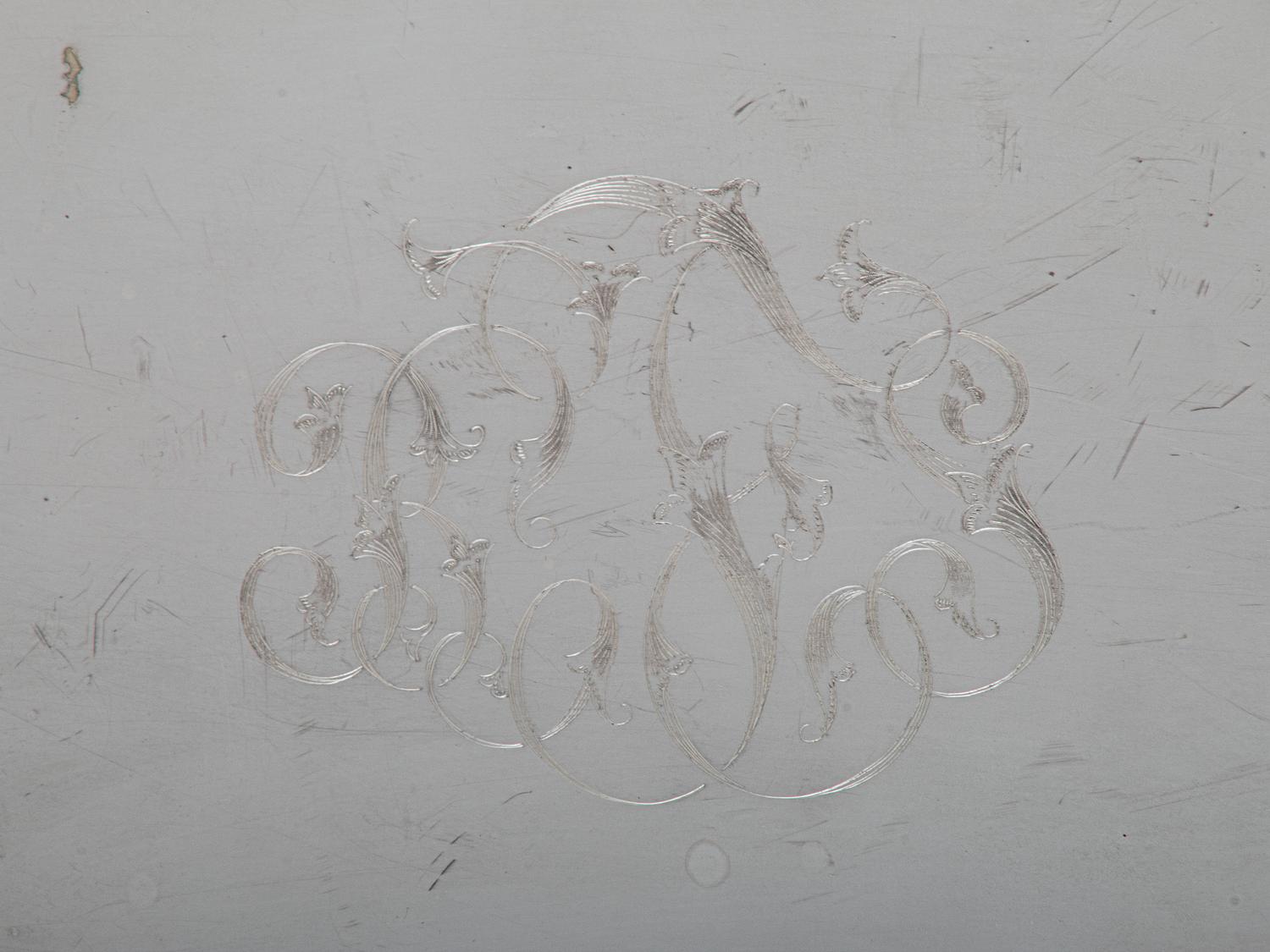 A Mexican Silver Tray