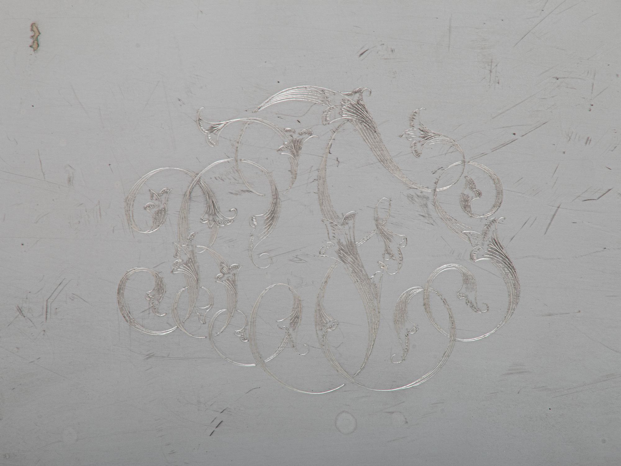 A Mexican Silver Tray