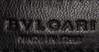 Bvlgari Pleated Leather Twit Tote