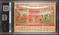 A 1956 Topps Ernie Banks Baseball Card No. 15 (PSA 4 VG-EX) from The Collection of David Eisenhower