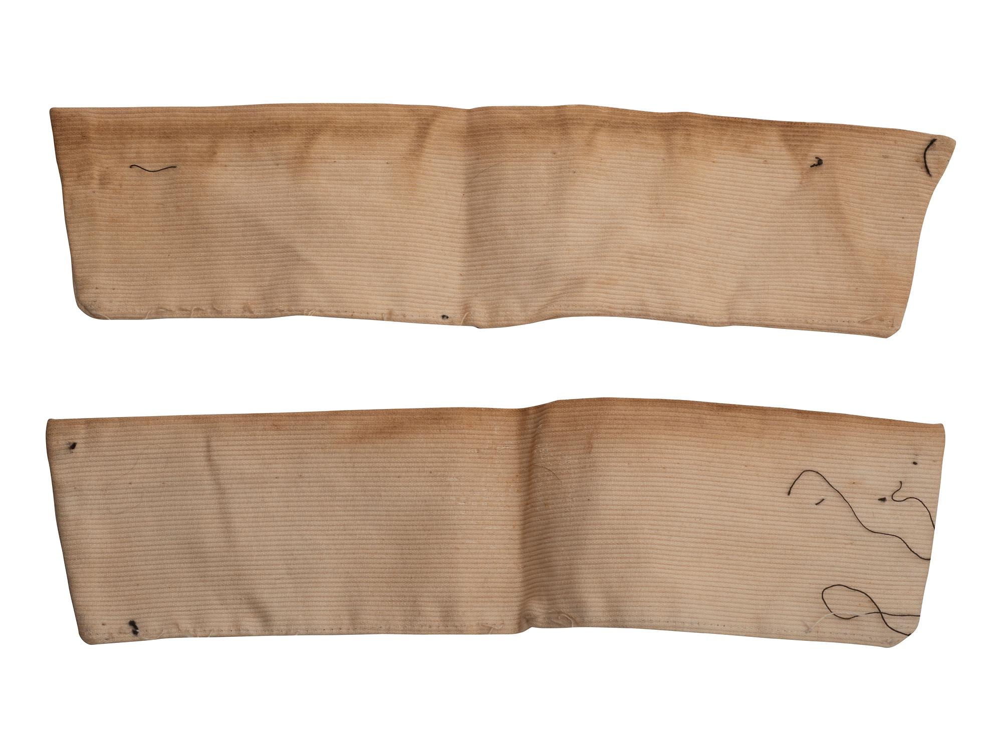 [UNIFORMS]. Repurposed military coat and trousers, ca late 1800s.