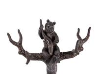 A Black Forest Carved Hall Tree