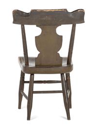A Country Classical Paint Decorated Child's Chair