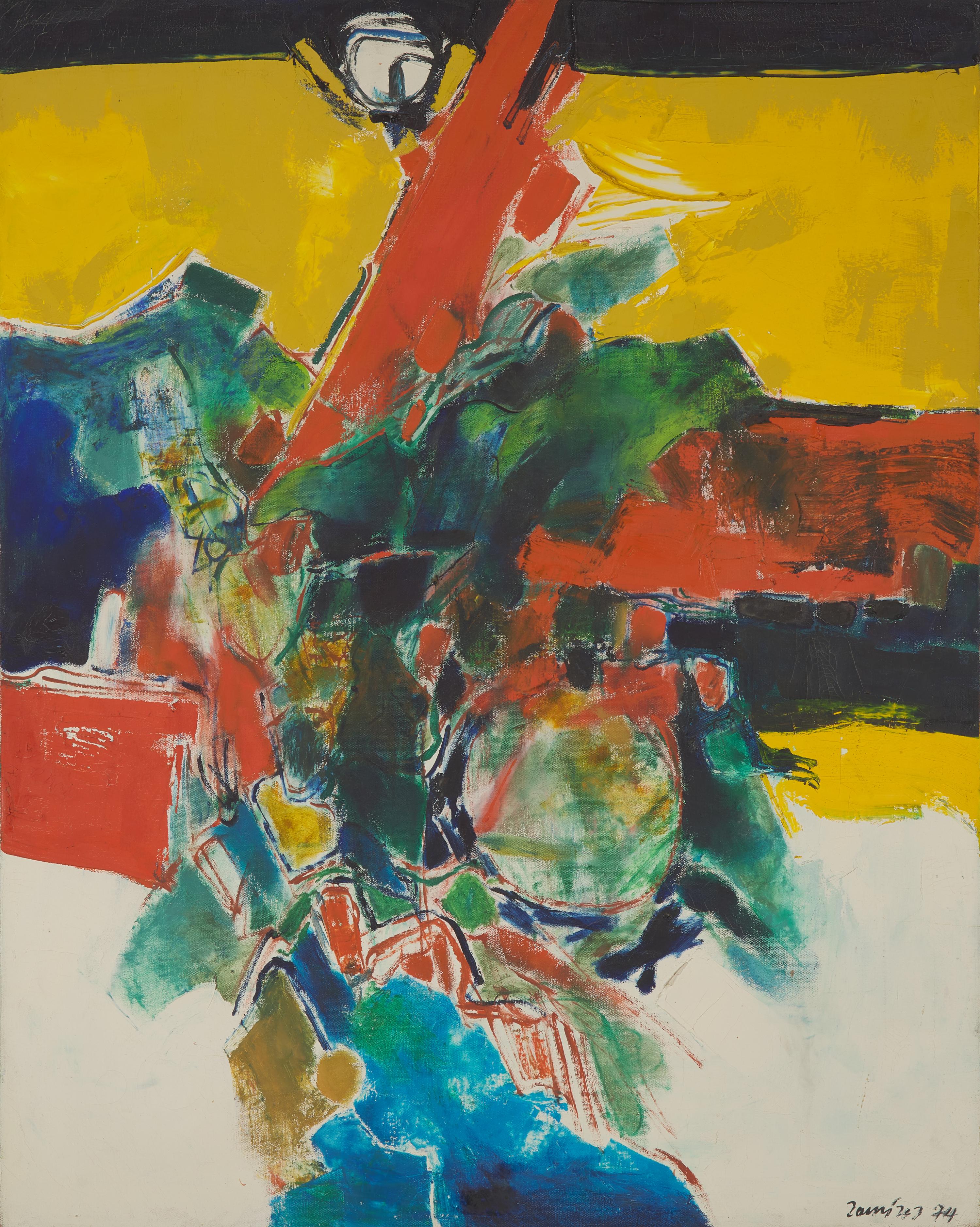Gabriel Ramírez (Mexican, 1938-2026) — El Camino del Viento, 1974