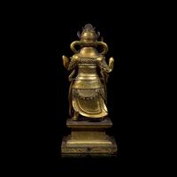 A Chinese Gilt Bronze Figure of Weituo Pusa , Ming Dynasty 明 鎏金銅韋陀